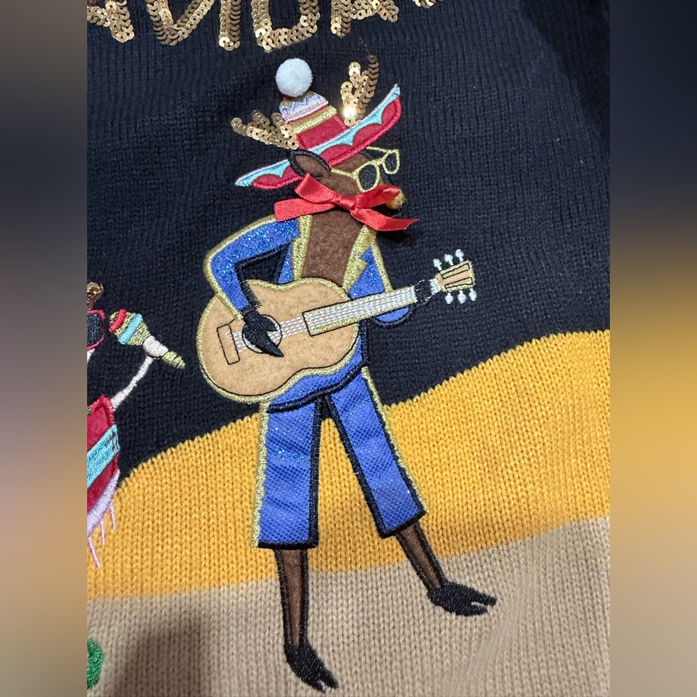 Blizzard Bay Feliz Navidad Holiday Sweater - Picture 6 of 10
